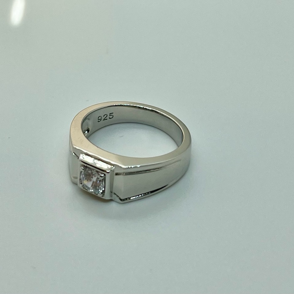COPY - Fashion 925 Silver Carved Engagement Ring. R6